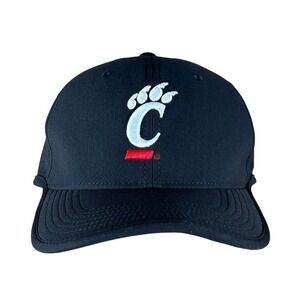 Nike Cincinnati Bearcats Hat Cap Black Dri-FIT Adjustable One Size